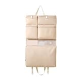 Travel Clothing Storage Bag Convenient Washable Foldable Home Organizer For Easy Packing And Luggage Accessories(6 Grids Beige)
