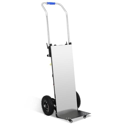 1200W Electric Stair Climbing Dolly, 900LBS Capacity Power Stair Climbing Cart with Telescopic Handle, Folding Motorized Hand Truck for Stairs, Heavy Duty Furniture Dolly with 24V Removable Battery
