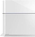 KlsyChry Vertical Stand for PS4 PlayStation 4 Console with Built-in Cooling Vents and Non-Slip Feet (White)