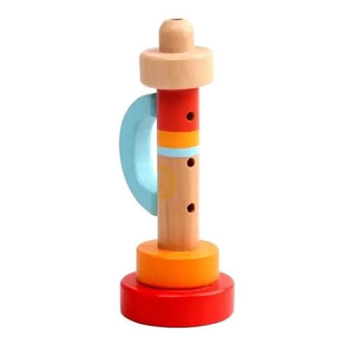 2pcs Wooden Rattle Supplies - Musical Educational Instrument for Daily Play