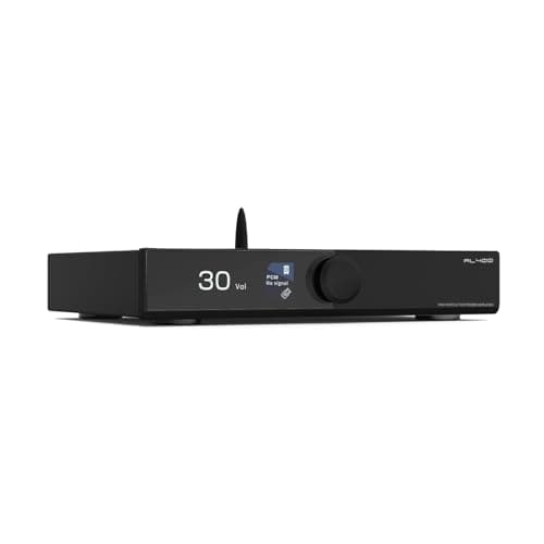 S.M.S.L AL400 DAC Phono Amplifier,Power Amplifier, CA43131 Decoding Chip,4-Stage Low-Pass/5 Filter Modes Compatible with MM/MC Phono Cartridges Full MQA DAC Support DSD Professional EQ/eARC (Grey)