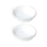 2025-200Pcs Air Fryer Parchment Paper Liners, Non-Stick Disposable Basket Unperforated Round Paper(White)