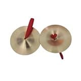 Gralara Copper Cymbals Smooth Edges Children's Cymbal Small Copper Cymbal Pair