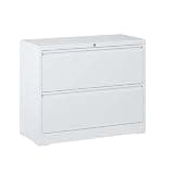 uiqopnu 2-Drawer Lateral File Cabinet Locking Steel Storage for Home Office Letter Legal