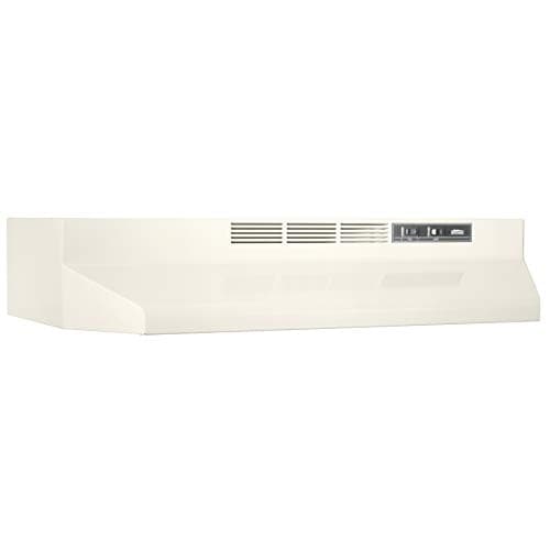 Broan-NuTone 413002 Non-Ducted Under-Cabinet Ductless Range Hood Insert, 30-Inch, Bisque