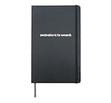 Funny Moderation Is For Cowards Hardcover Journal, Black