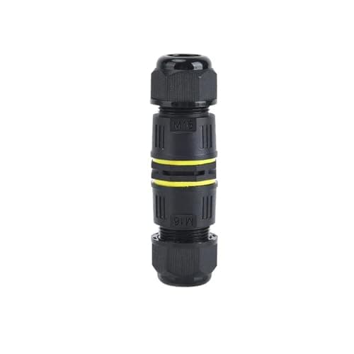 NORPWW IP68 M16 M20 M25 Male Female Docking Connector Waterproof 2/3/4/5 Pin Terminal Electrical Wire Cable Connector for Outdoor(M25 5-8mm,3P)