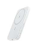 Anker 621 Magnetic Portable Charger (MagGo), 5,000mAh Wireless Power Bank with USB-C Cable, Magsafe-Compatible Battery Pack for iPhone 16/15/14/13/12 Series
