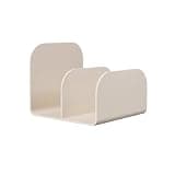 VHDY85KA Bookcase Minimalist PP Desktop Storage Shelf Divided Design Small Bookshelf Organizer Shelves