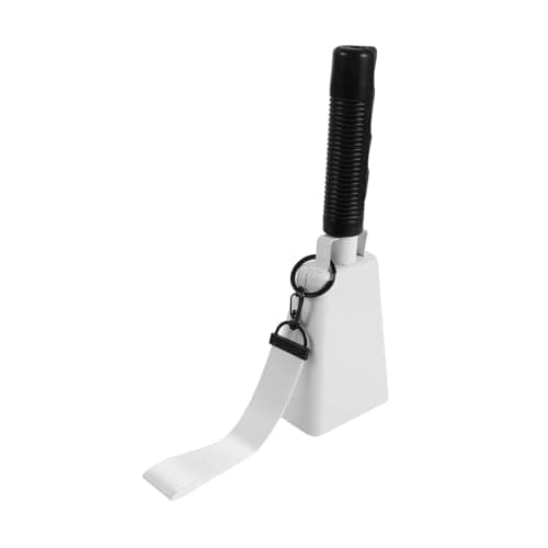 Vaguelly Large Cow Bell for Football Games and Sporting Events Solid Handheld Noise Maker Metal Construction for Cheering and Team Support