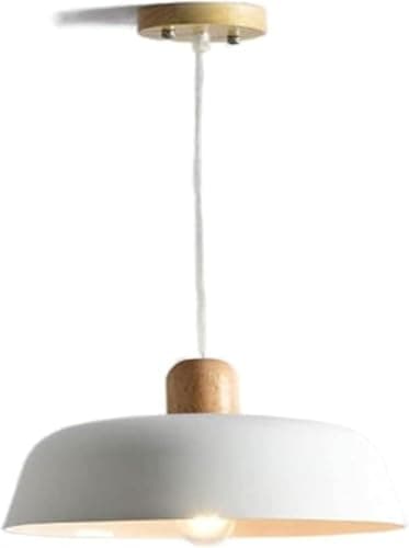 PAYAER Modern Nordic Black Pendant Light,Matte Dome Hanging Lamp Minimalist Industrial Metal Ceiling Fixture for Kitchen Island, Dining Room, Bedroom(Light Green,31cm)