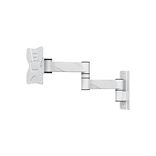 CTA Digital Wall Mount Arm – CTA VESA Wall Mount Arm & Enclosure for iPad 7th/ 8th/ 9th Gen 10.2”, 11” iPad Pro, Galaxy Tab 4 10.1”, Galaxy Tab A 10.1”, Lenovo Tab 4, Zebra Tablets & More - White