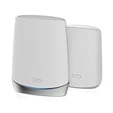 NETGEAR Orbi Whole Home Tri-Band Mesh WiFi 6 System (RBK652S) – Router + 1 Satellite Extender - Security Features - Coverage up to 3,500 sq. ft., 40 Devices - AX3000 (up to 3Gbps)