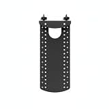 No-Drill Cubicle Monitor Mount, Adjustable Steel Clamp Arm for Office Partitions 0.4-3.0 Inch Thick, Black