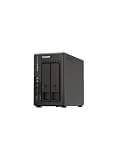 QNAP TS-253E-8G-US 2 Bay High-Performance Desktop NAS with Intel Celeron Quad-core Processor, 8 GB DDR4 RAM and Dual 2.5GbE (2.5G/1G/100M) Network Connectivity (Diskless)