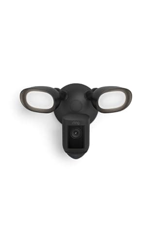 Ring Floodlight Cam Wired Pro, Home or business security, Retinal 2K Video, Color Night Vision and Two-Way Talk with Audio+, Graphite