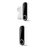 Bundle of Arlo Video Doorbell 2K + Chime 2 (2nd Gen, Latest Release), Wireless or Wired Option