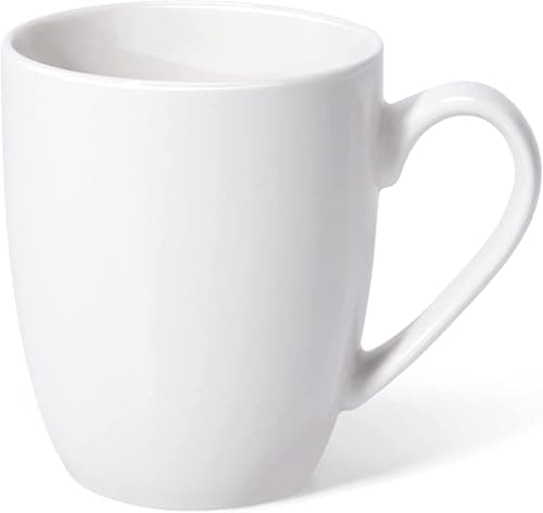 Synvexor 16 oz Large Coffee Mug with Handle Tea Cup for Men Women Office Work,White