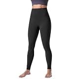 CAOQAO Sweetflex Resistance Leggings for Women High Waisted Tummy Control Yoga Pants Summer Comfy Compression Leggings (Black, M)