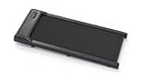 Walking Pad with Incline for Home Office, Portable Under Desk Treadmill with Remote Control, Walnut Brown