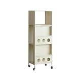 WANGHAI2024M Bookcases Living Room Free-Standing Shelving Unit Movable Iron Bookshelf Storage Stand