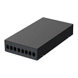 8 Port Optical Fiber Terminal Box SC/FC/ST/LC Fully Loaded Cold-Rolled Optical Fiber enclosures for Data Centers and Networks(8 Port LC Empty Box)