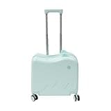 Athzuunn 18" Kids Carry On Luggage, Spacious Rolling Luggage with Password Lock, Rolling Luggage With Lock,Travel Trolley Case for Short Trips,School Trips,Outings (Mint Green)
