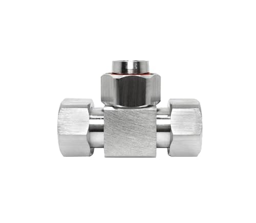 BJDZ 50 Ohm T-Style 4.3-10 L20 Male to Male Radio Adapter for Telecom and Test Devices