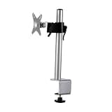 LIUZQWAED Desktop TV Stand - Telescoping Monitor Mount, Height Adjustable Monitor Arm for Max 32 Inch Flat Curved Computer Screen, Monitor Stand Mount Fit VESA 75x75& 100x100mm(A)
