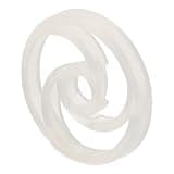 CAXUSD Record Spindle Adapter for 7 Inch 45 RPM Singles, Easy Installation Plastic Single Record Adapter Label Visibility, Compatible Turntable Accessory for Festival and Party Use