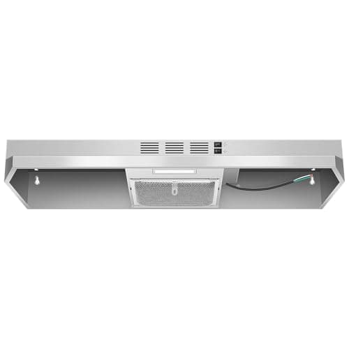 SNDOAS 36 inch Range Hood,Under Cabinet Range Hood 36 inch in Stainless,Ductless Range Hoods with Carbon Sponge Filter,230 CFM Stove Hood with 2-speed Fan,Hard Wired Kitchen Exhaust Hood