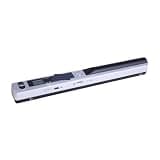 Portable Scanner, Portable Handheld Document Scanner, Mini Pen, Documents and Images, A4 Size, 900DPI JPEG/PDF Format, Increase Efficiency(Silver)