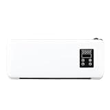 Mrisata Electric Wall Heater, 1500W Wall Mounted Space Heater Fast Heating Machine with Remote Control Towel Drying Rack Blows Nature and Hot Air Fan for Bathroom Bedroom (US Plug 110V)