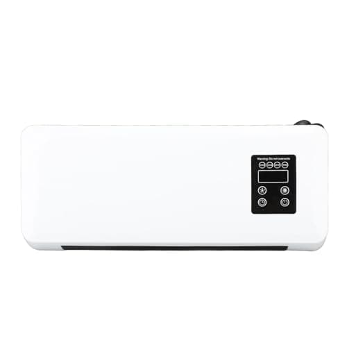 BSTiltion Electric Wall Heater 1500W ABS Wall Mounted Space Heater Fast Heating Machine with Remote Control Towel Drying Rack for Bedroom Bathroom (US Plug 110V)