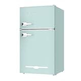 Frigidaire EFR840 Retro Mini Fridge with Freezer & Side Bottle Opener - Small 2 Door Refrigerator for Office Bar or College Dorm Room - 3.2 Cu Ft, Mint
