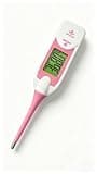 Boncare Basal Thermometer for Adults, 8-Second Fast Reading (Pink)