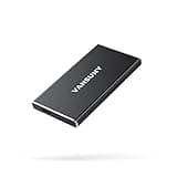 Vansuny 250GB Portable External SSD, USB 3.1 Gen2 430MB/s High-Speed Data Transfer, Metal USB C Mini Portable External Solid State Drive for PC, Laptop, Phones and More