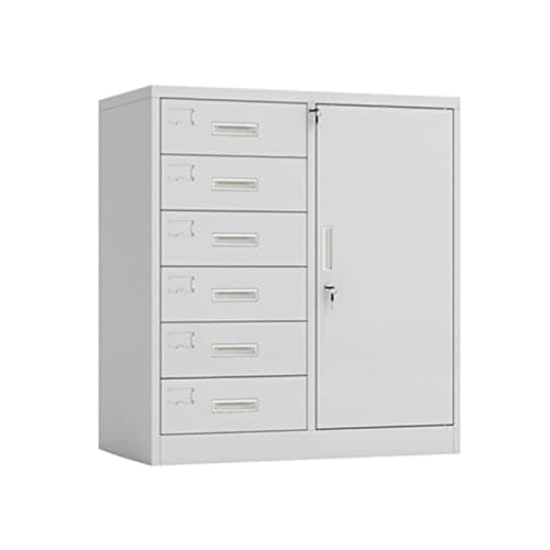 ELUKHT Filing Cabinet Drawer File Cabinet with Lock Office Filing Cabinet Metal Cabinet Low Cabinet Data Cabinet Home Office File Storage Cabinet Office Cabinet (2 1.4mm)