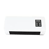 DAN&DRE 1500W Electric Wall Heater with Remote Control and Towel Drying Rack for Bathroom Bedroom Living Room Wall Mounted Space Heater Fast Heating (US Plug 110V)