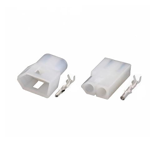PriaRi Connector 2/5/10/20 Sets 2pin 03-09-2022 03-09-1022 0309-1022 Automotive Connector Plug Male Female Socket(2p Female Male,20 Sets)