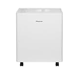 Hisense 50 Pint Lift-Up Portable Dehumidifier with Built-In Pump in White, Energy Efficient Quiet Moisture Extractor for Bathroom Bedroom Garage Attic Home House Crawl Space