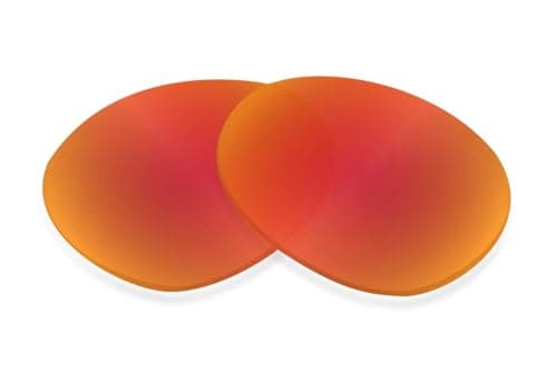 Sunglass Fix Replacement Sunglass Lenses Compatible with Prada SPR03X 53mm (Polarized SFx Ultra Red-Orange Mirror Blue Pair)