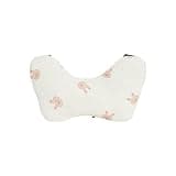 Car Seat Accessories Car H-Shape Travel Pillow Safety Headrest Anti-Stranglehold Sleeping(Small Bunny)