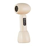 Hzskjyt Cordless Blow Dryer Mini Dryer Portable Quiet Two Mode Lightweight Suitable for Infant Home Use, Beige