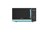 FRIGIDAIRE EMW953BLU 0.9-Cubic Feet Microwave Oven with Oversized Display, Blue