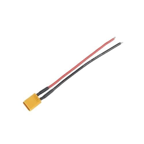 REANANR XT30 Pigtail Plug Male and Female Connector with 100mm 16AWG Tinned Wire Cable(XT30 Male,1PCS)