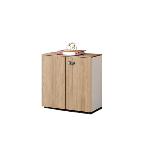 LICONG-2019 File Cabinets Office Storage Short Cabinet File Double Door with Lock Wooden Data