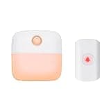 ONMYJFD Doorbell for Home Induction Night Light PIR Motion Sensing Waterproof Type-C Charge Smart