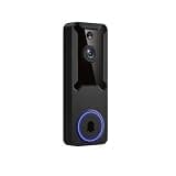 Nexfluxio 1665P Wireless Video Doorbell Camera, Cloud Storage, AI Human Detection, Instant Alert, Night Vision, Two Way Audio, 2.4G WiFi Only