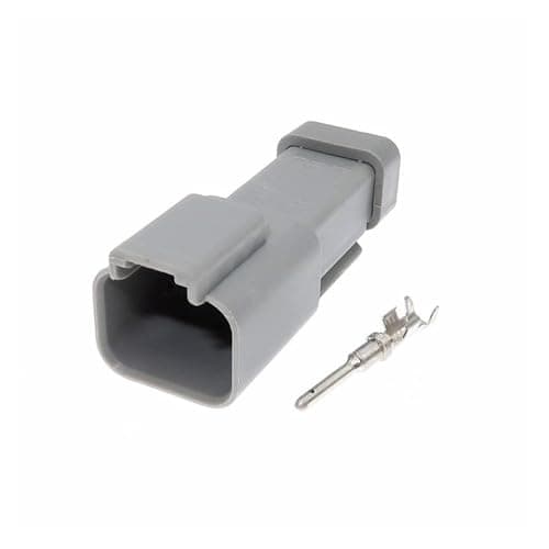1 set of 2-pin AT06-2S AT04-2P DT04-2P-E003 DT06-2S-E003 DT Series Automotive Waterproof Male and Female Cable Connectors(1 Set male)